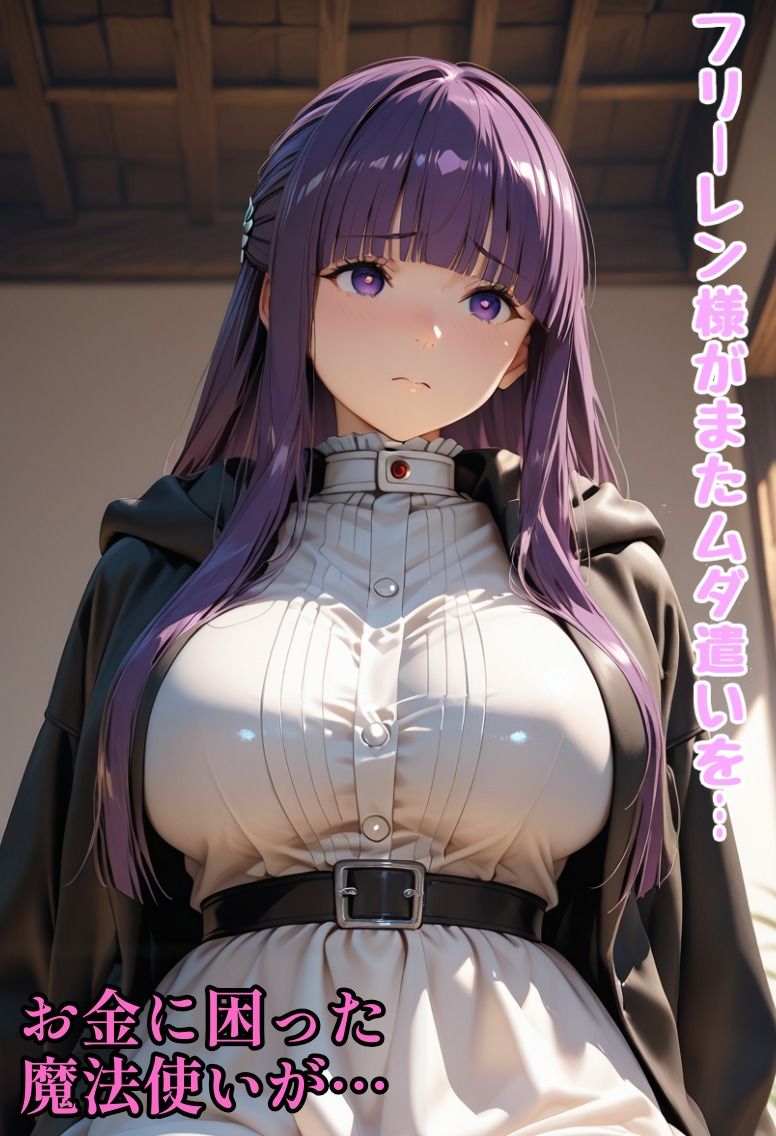 巨乳魔法使いの援交・路銀稼ぎ