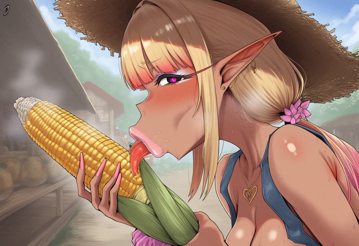 【疑似フェラ】豊穣エルフの収穫祭