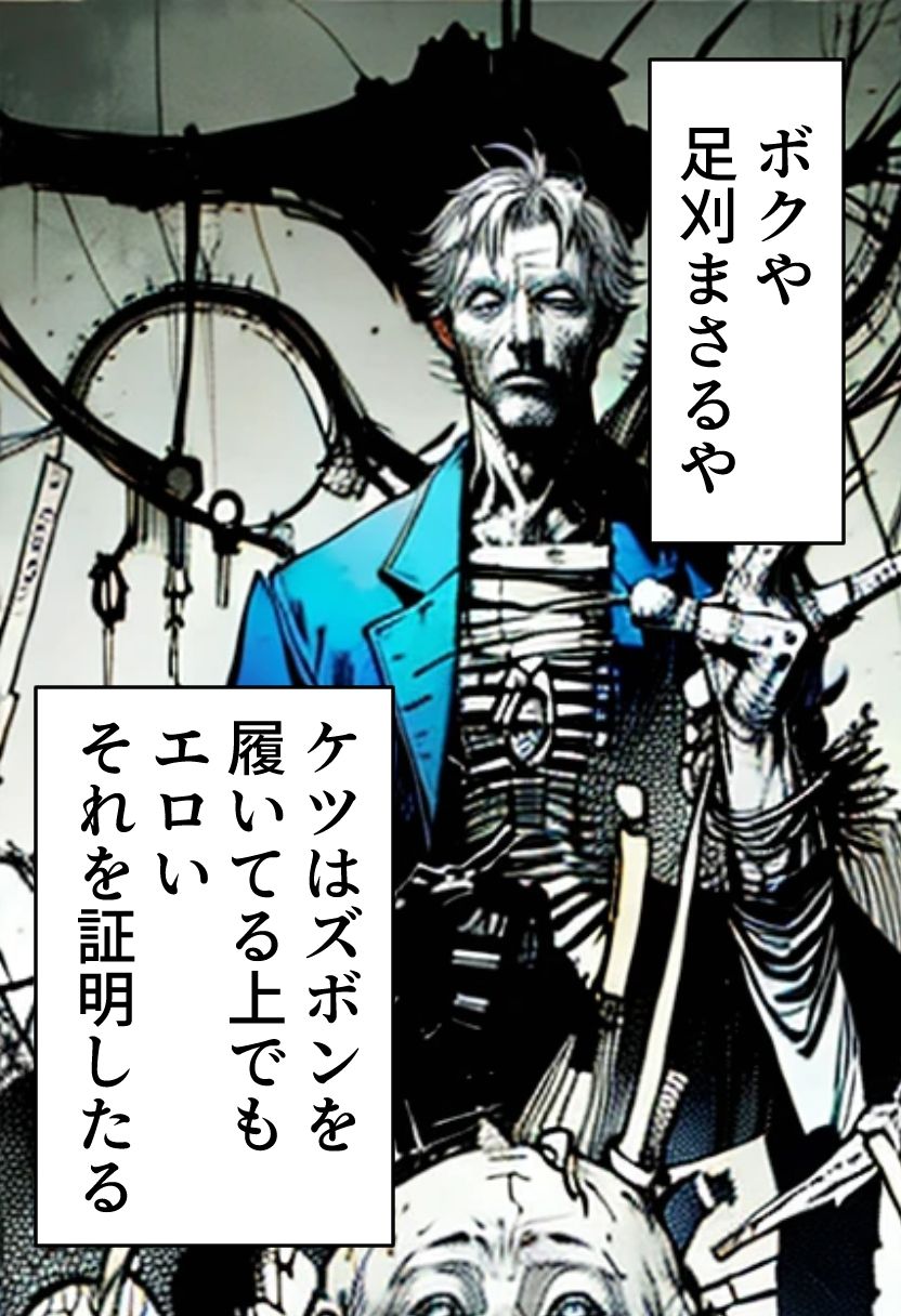 足刈がイク！  ズボン尻編