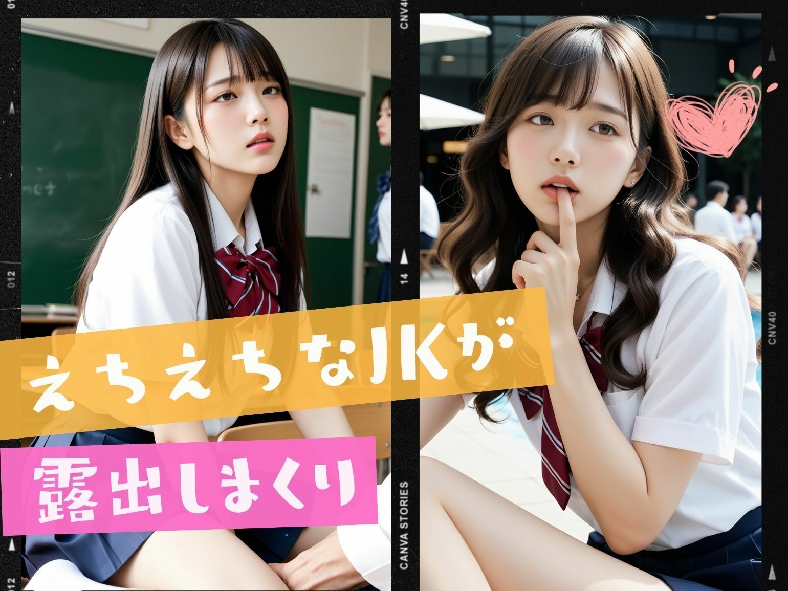 えちえちJK誘惑少女 – 露出と足コキ –