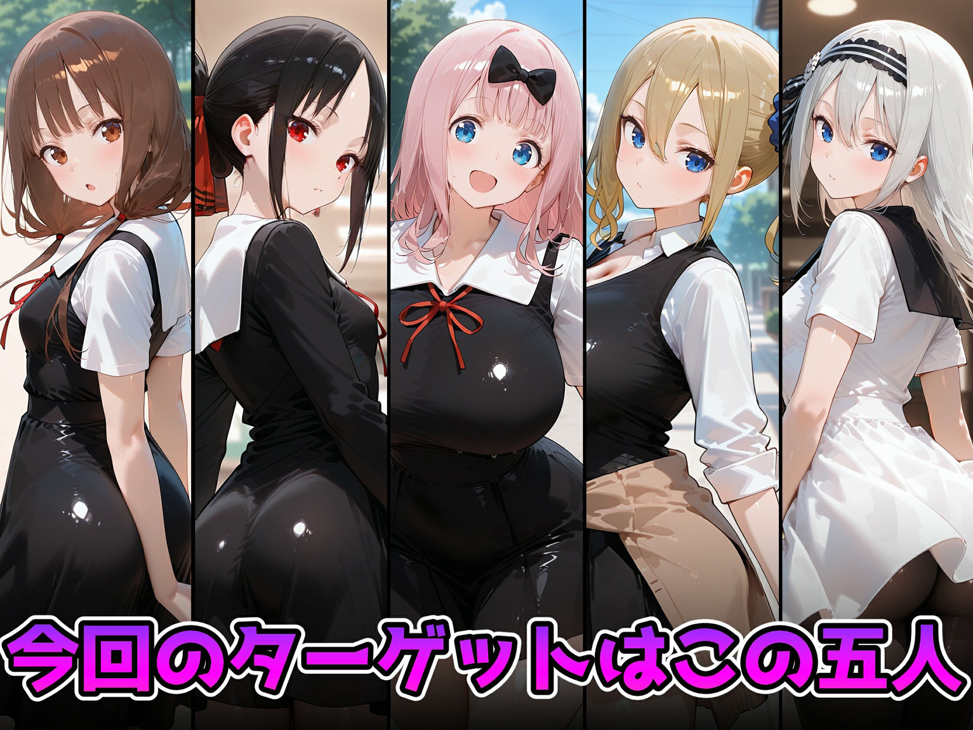 抵抗できないヒロインたちを快楽堕ちさせてみた  か〇や様は告らせたい編