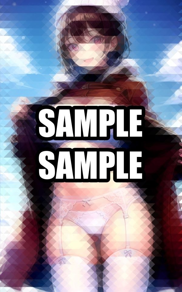 冬の日の下着美女イラスト集