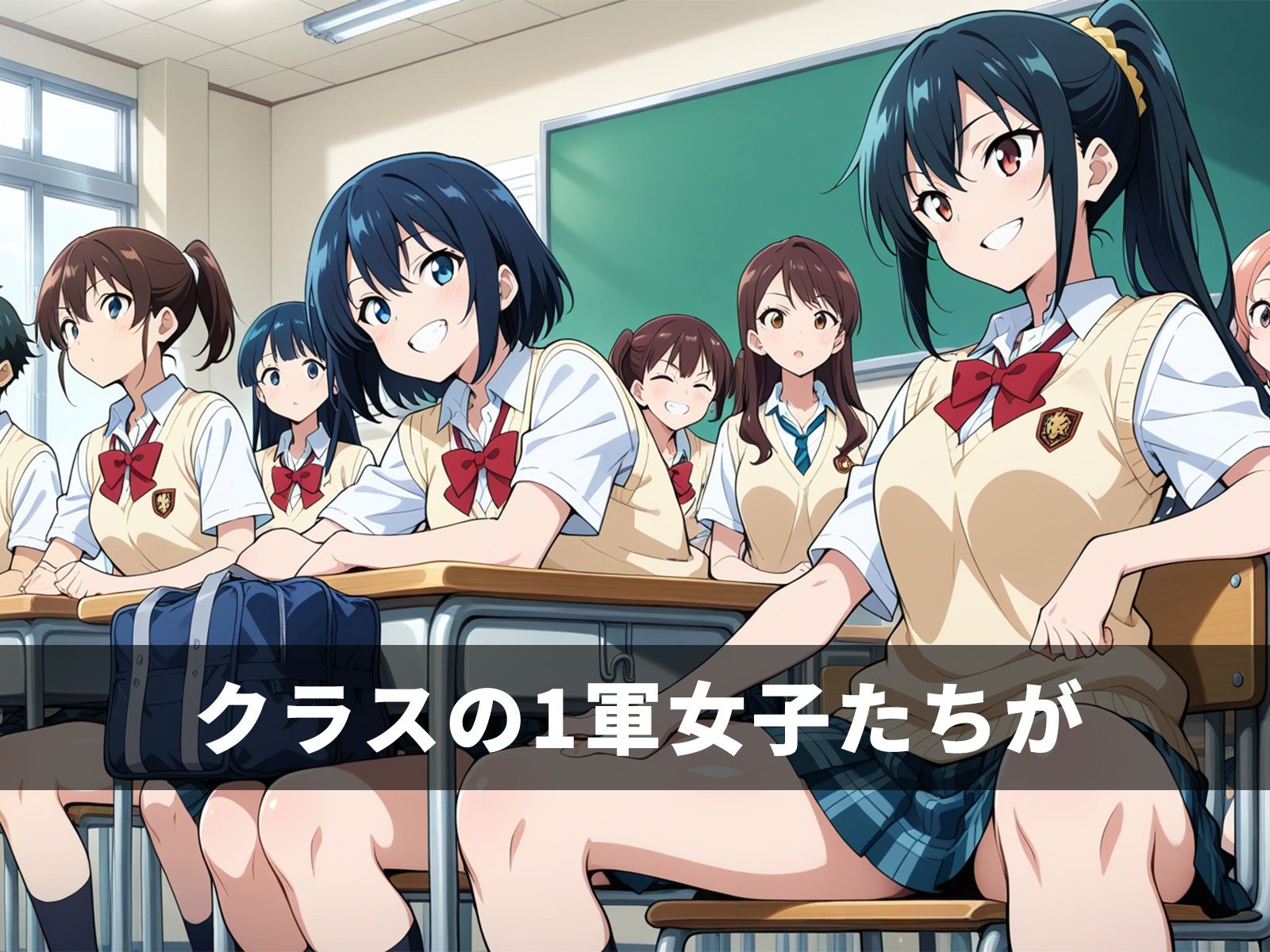 クラスの1軍女子たちと枯れるまで中出しSEX