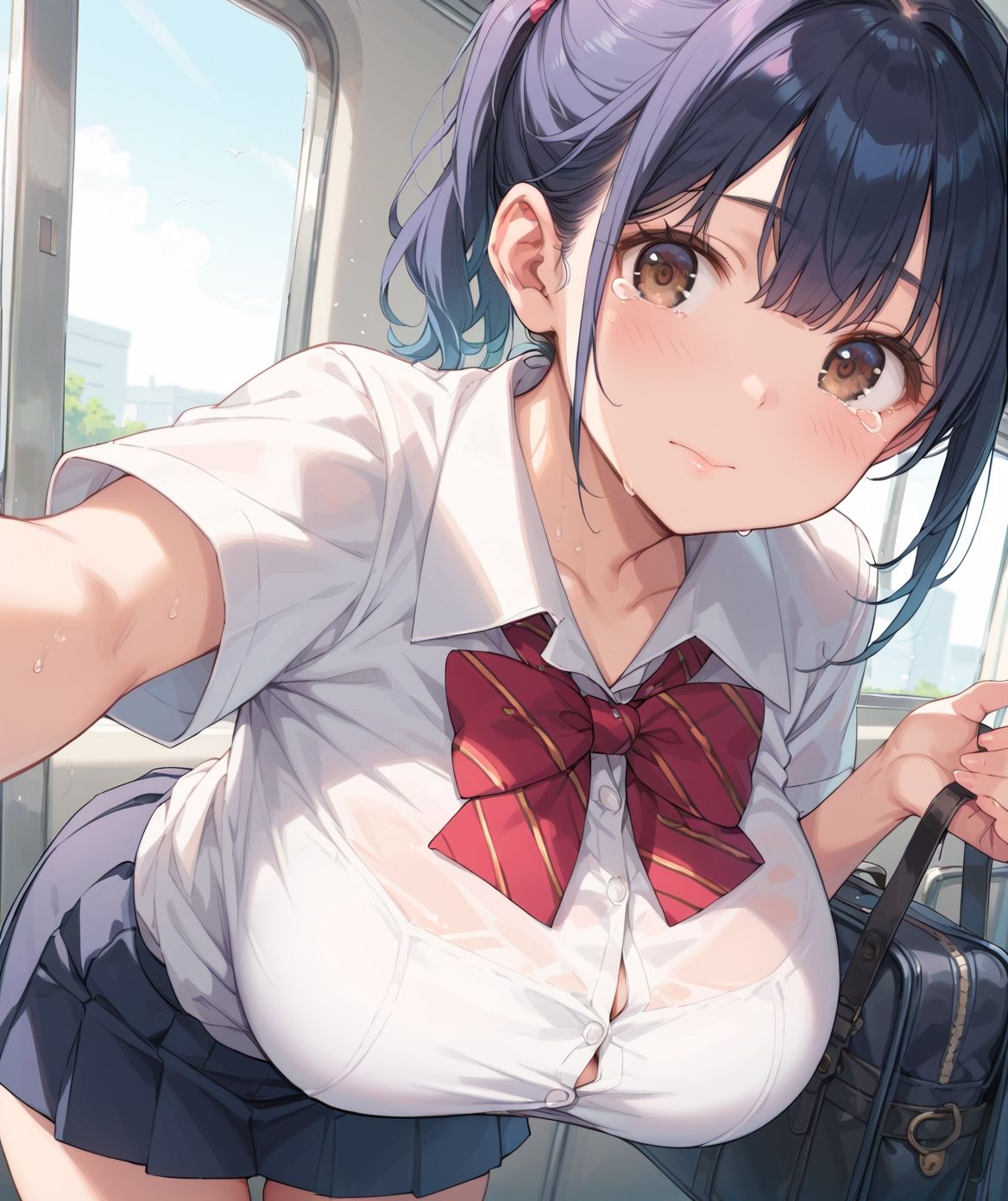 通学中のあの娘は、制服の下の誘惑を見せつけてくる12