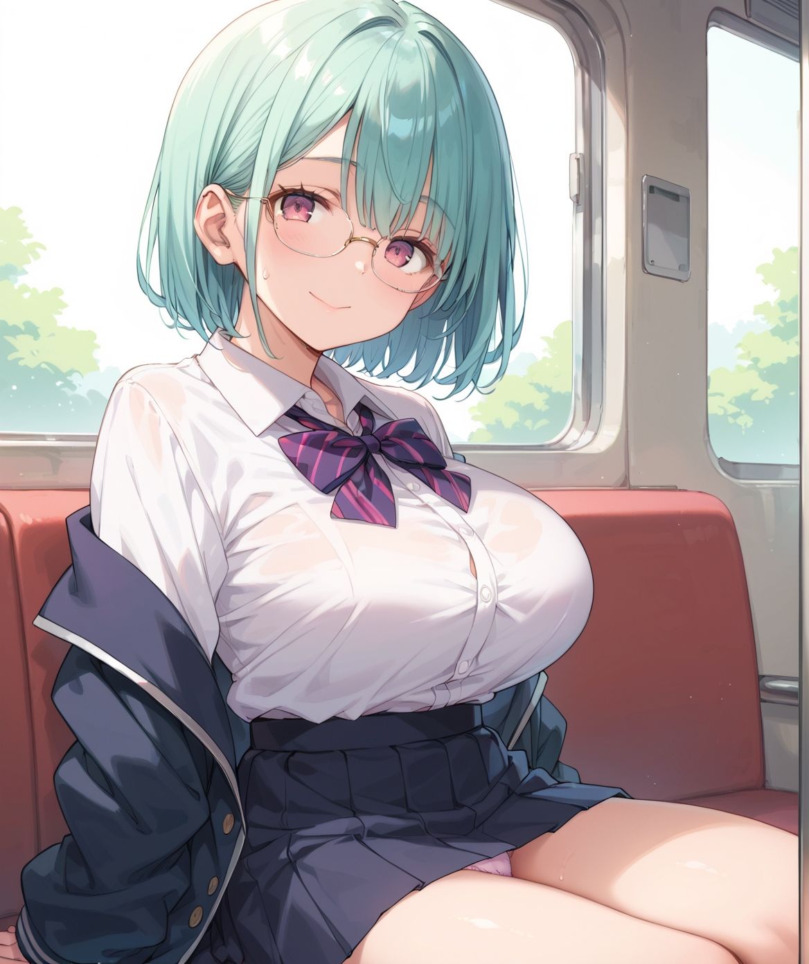 通学中のあの娘は、制服の下の誘惑を見せつけてくる11