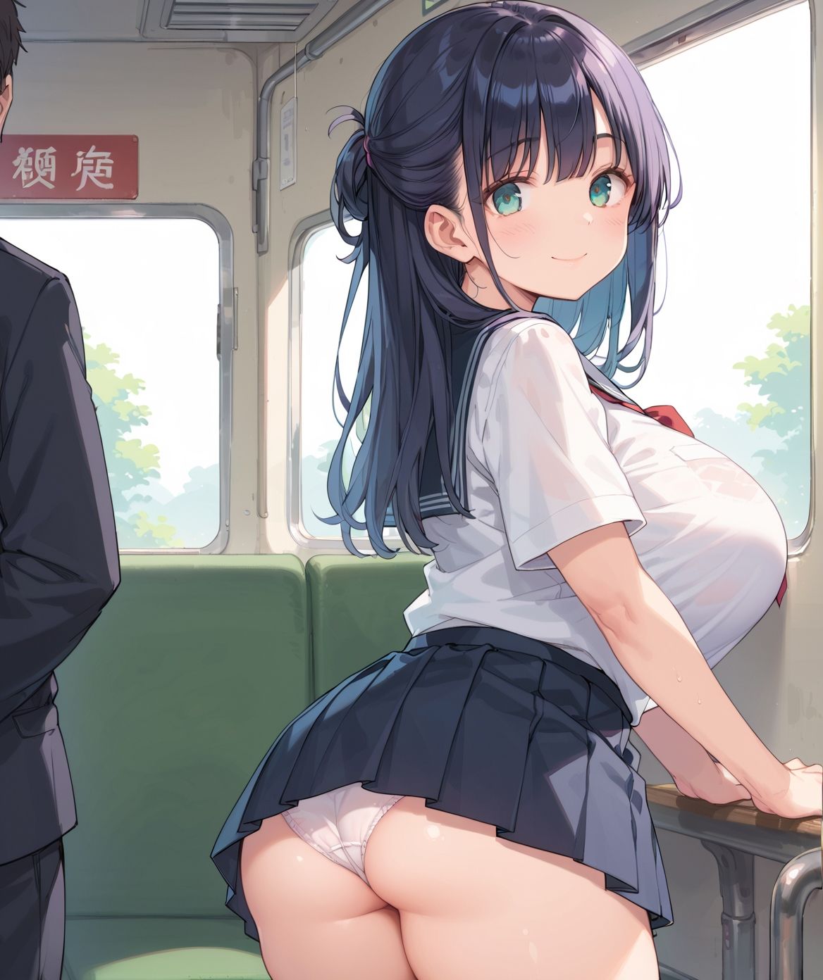 通学中のあの娘は、制服の下の誘惑を見せつけてくる07