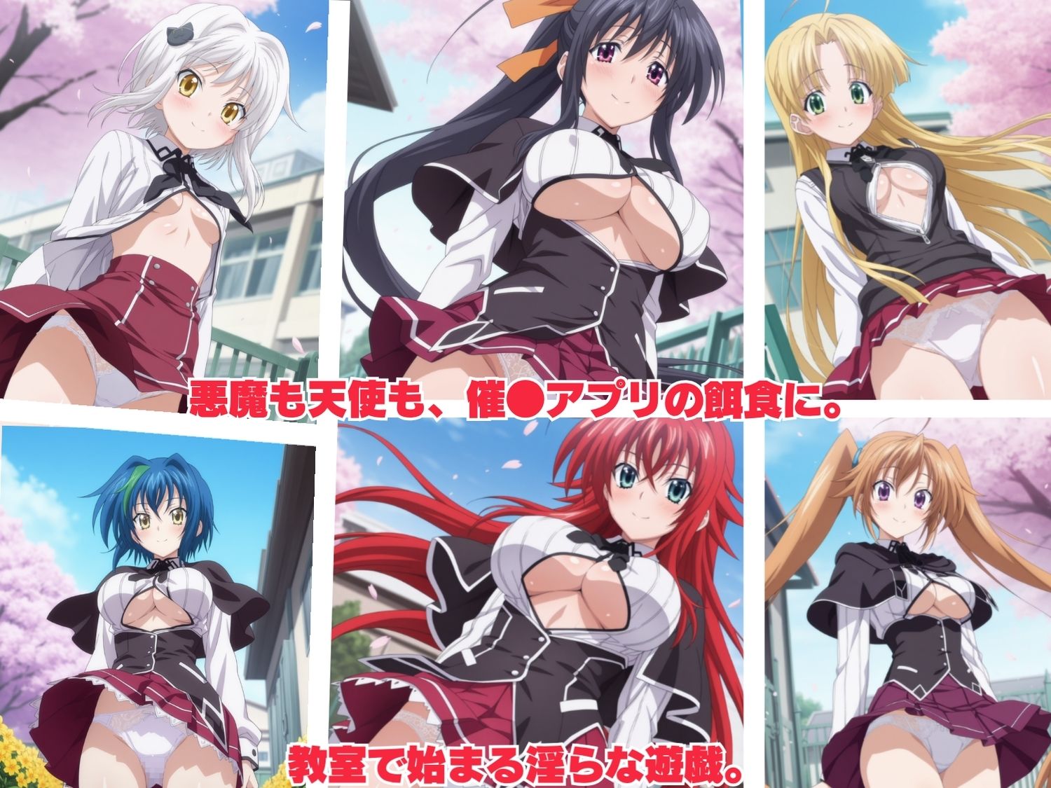 【寝取られ】天使も悪魔も全員孕ませ  〜おじさんに完全支配された禁断のハイスクール〜