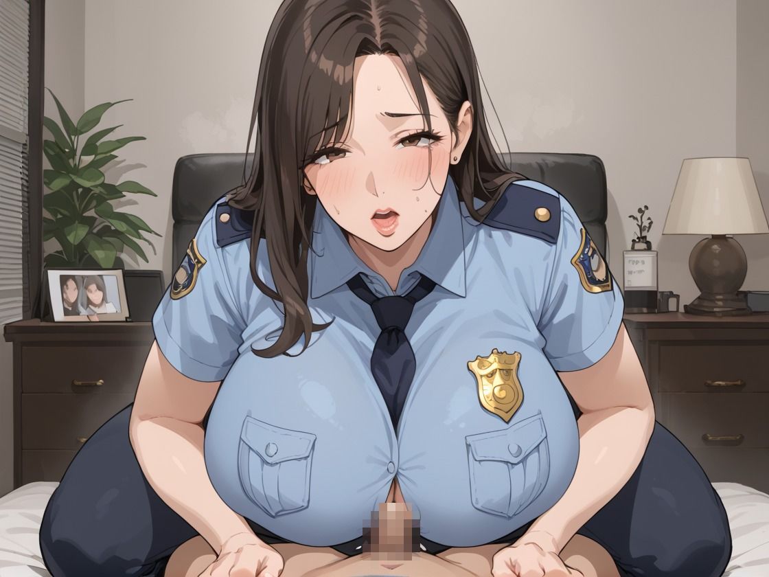 ドスケベ婦人警官に生中出ししてやった