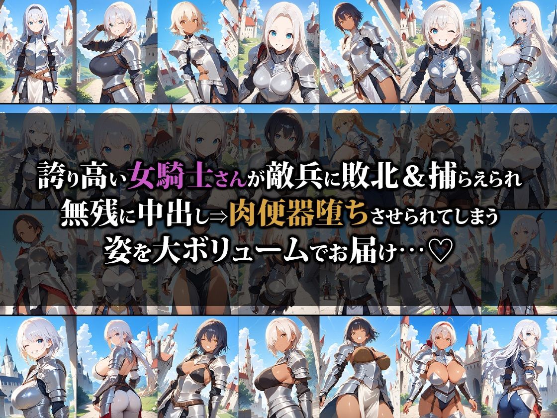 女騎士さん敗北して肉便器になる2