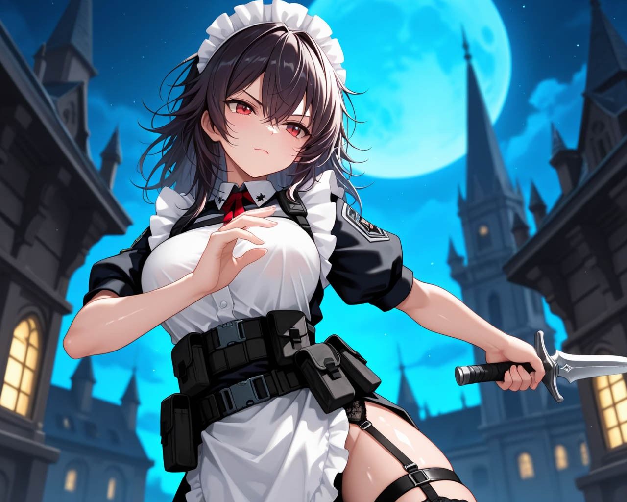 いつも偉そうなメイド長をチン〇で服従させて肉便器つくった件