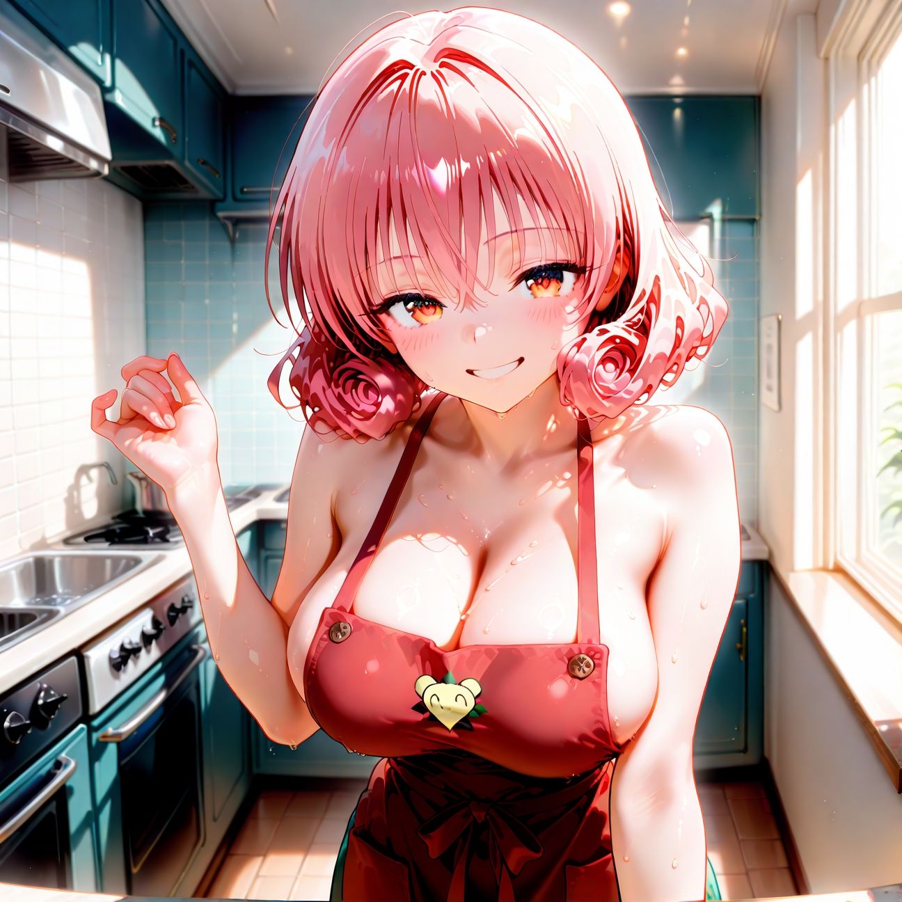 【Part7】裸エプロン新妻JKの誘惑