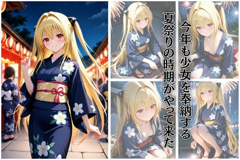 夏祭り  金色●闇編