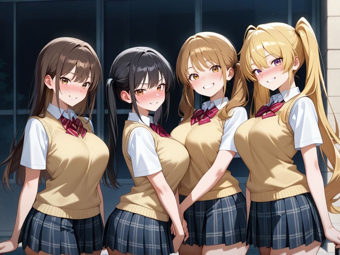 小悪魔JKハーレム 童貞くんとえっち