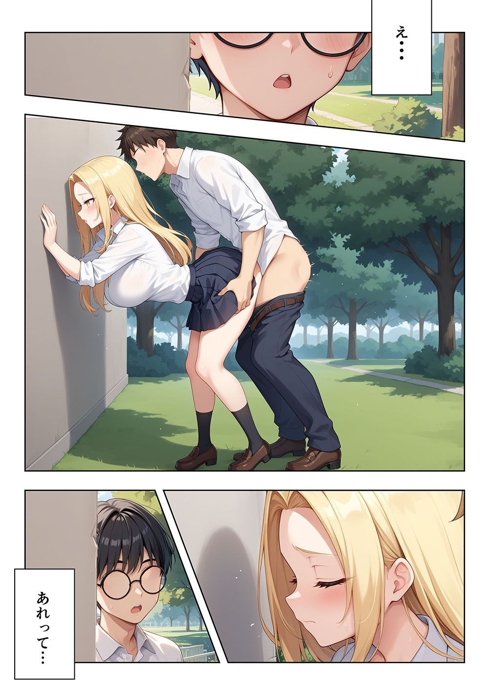 メガネ君とギャル娘ちゃん