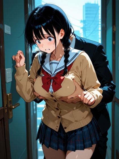 女子校生がきもでぶ変態教師に種付けセックスされてしまう話