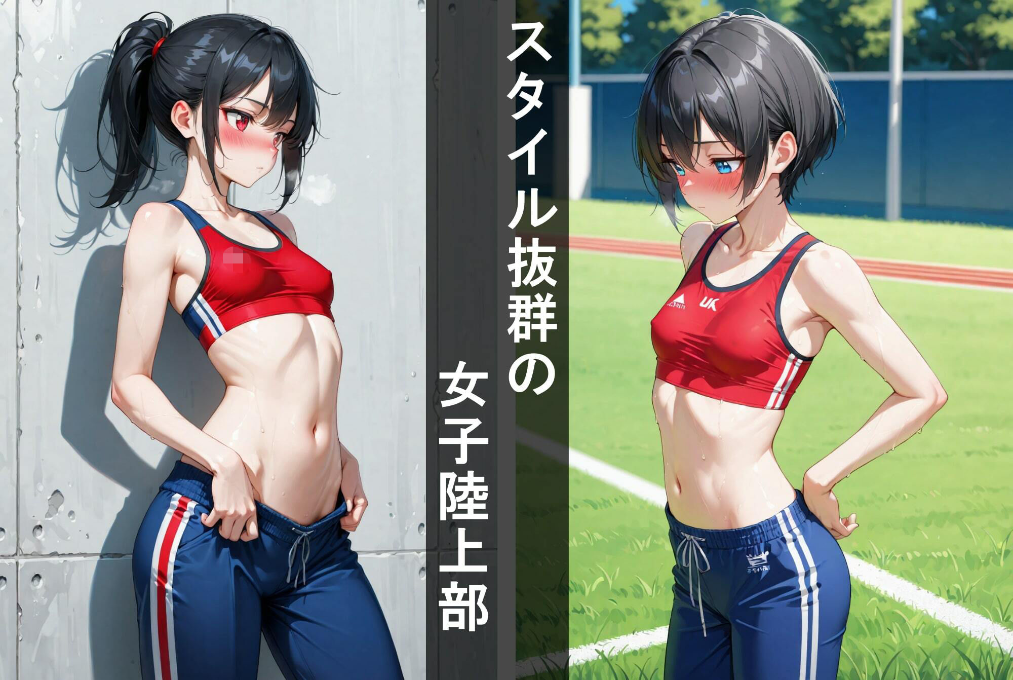 【女子陸上】 ちいさなおっぱいを揺らして走る〜陸上女子に中出し！〜