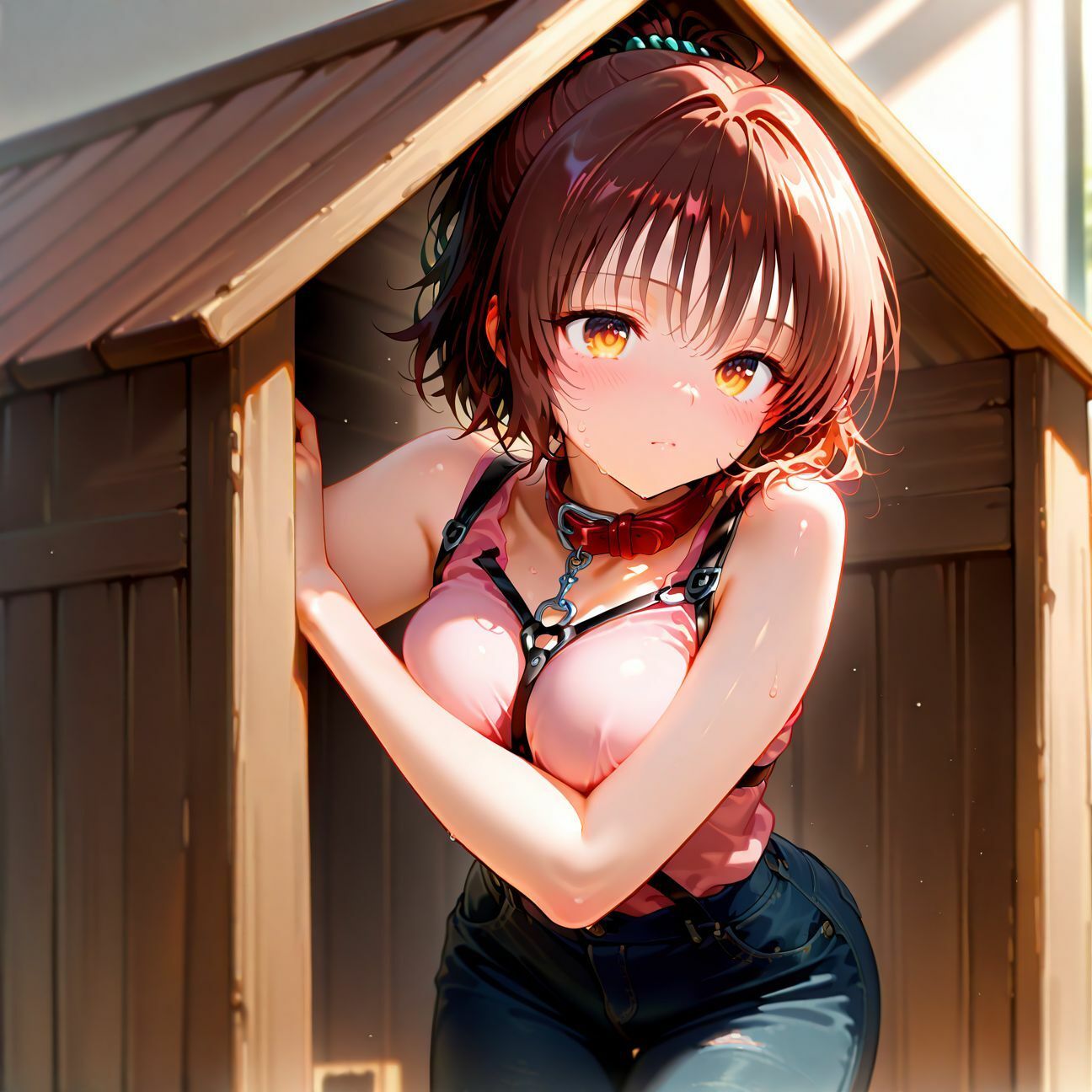 【雌犬小屋】美しい雌犬たちが住む小屋へようこそ！躾4日目！