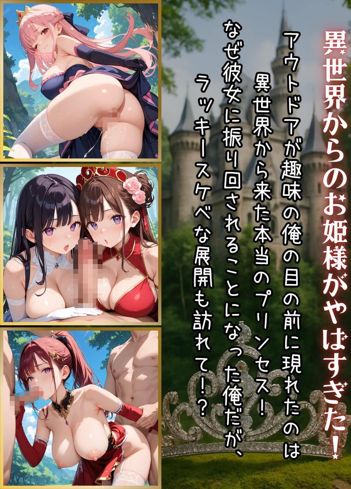 プリンセスと野獣たち！異世界のお姫様をめちゃくちゃにします！6【厳選CG240枚収録】