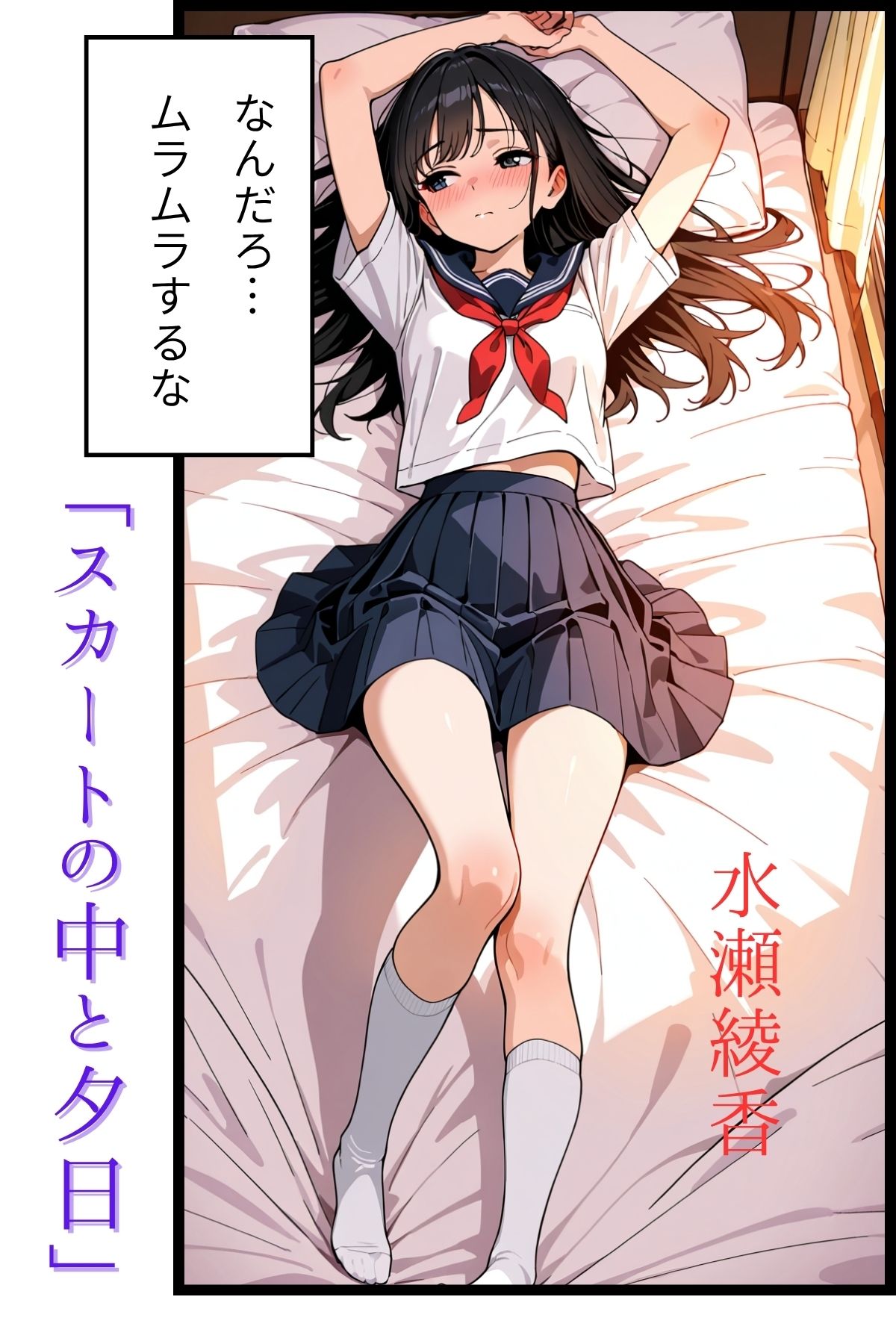 「スカートの中と夕日」〜放課後ひとりきりの部屋で濡れる想い〜