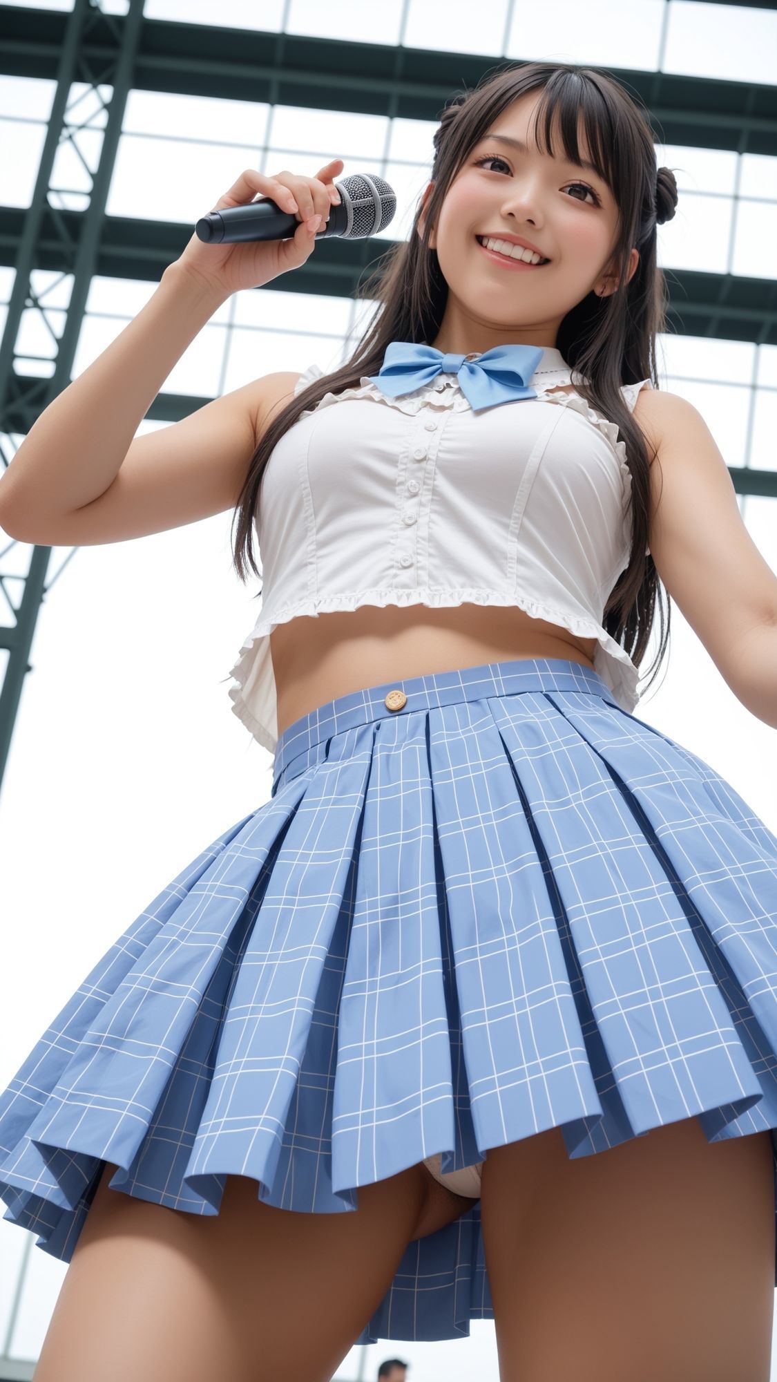 【動画】最前列パンチラアイドルステージ