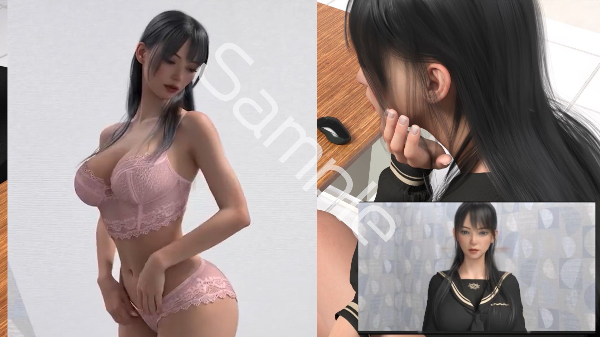 【▲100●100】二階堂沙耶・県警からの事情聴取で、自らの盗撮被害動画の確認を強いられる:DeepNude_004『沙耶のAIディープフェイク・勝手に下着モデル・競泳水着を着せられおっぱいポロリ＆マ○コ見せつけ動画を生成される』押収品のディープヌード動画2本セット！