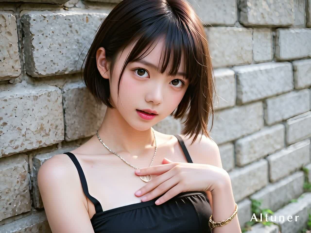 【30分HD】見つめ返す彼女──胸チラ→浴室SEX→3P→スク水→海辺フェラ→屋外本番