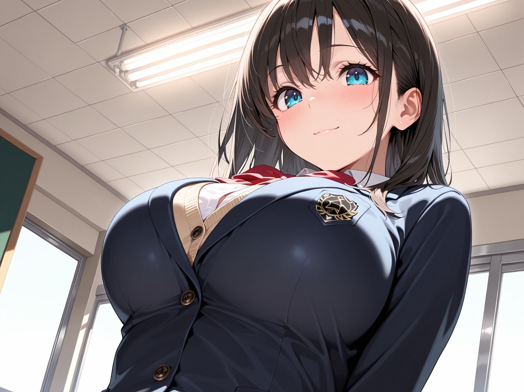 普段は清楚な女子校生  誘惑に負けて淫乱発情