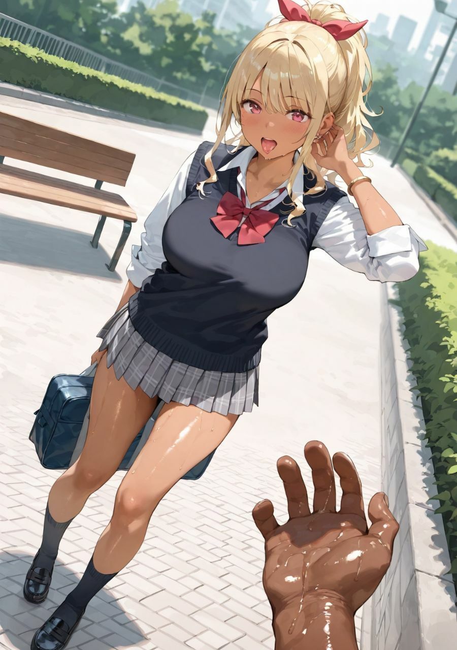 有り余る性欲を持て余した黒ギャルと授業をサポって精子が枯れる程貪りあった。2