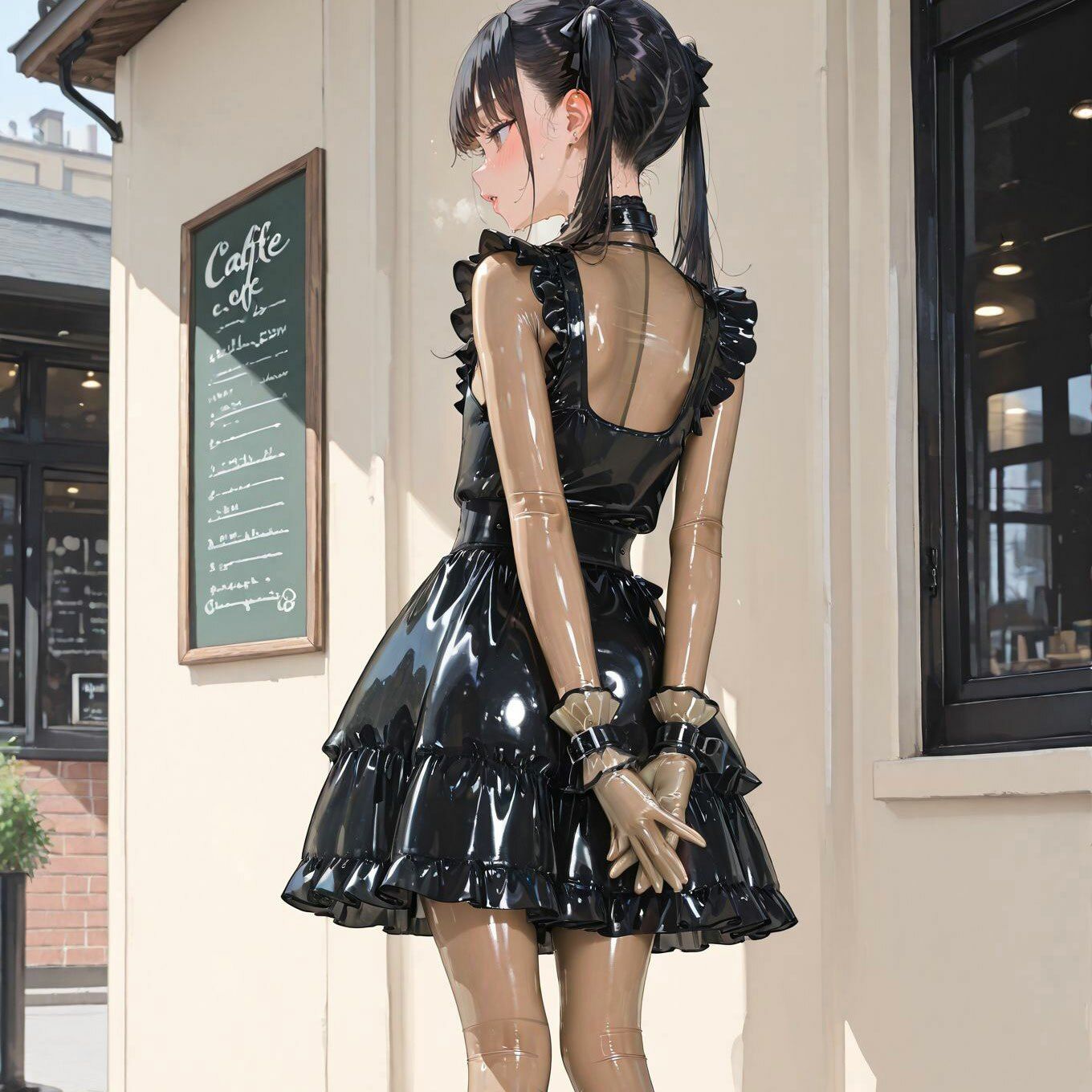 【273枚＋動画】地雷系ラバー女子と楽しむデート『カフェ編』｜ Jirai Girl Friend 1