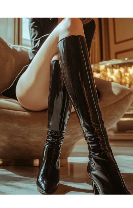 美脚とニーハイブーツの誘惑