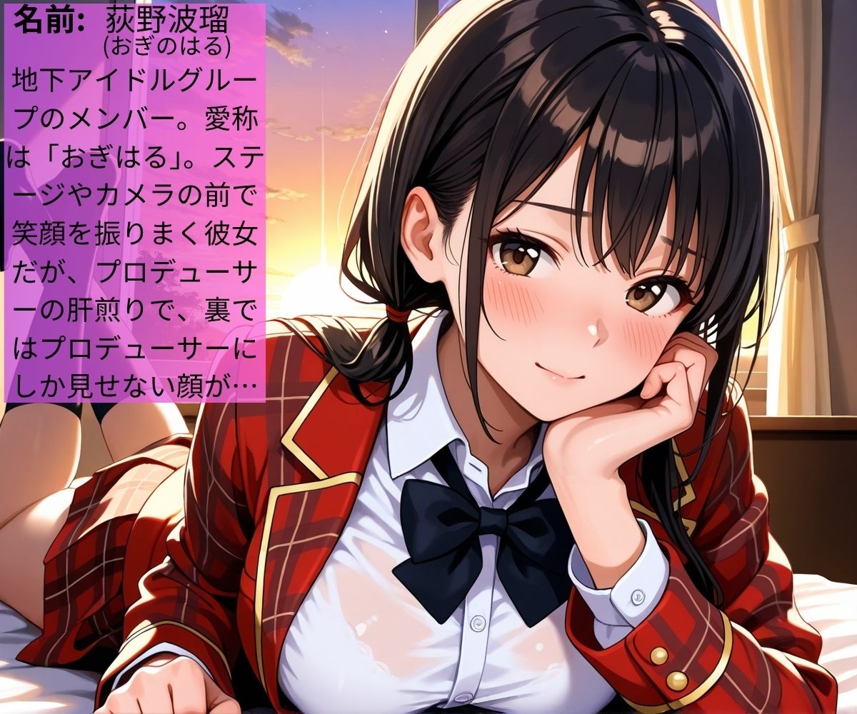 制服アイドルの変態プロデューサーご奉仕枕営業【女子校生】【性処理】【肉便器】【セリフ入り有】【CG500枚】