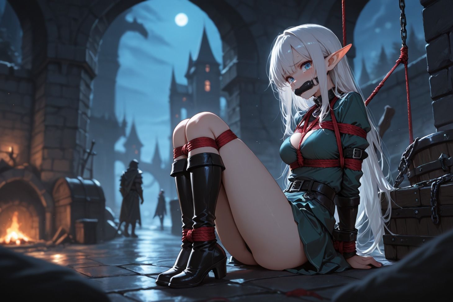 拘束・支配・蹂躙  狙われたエルフたち