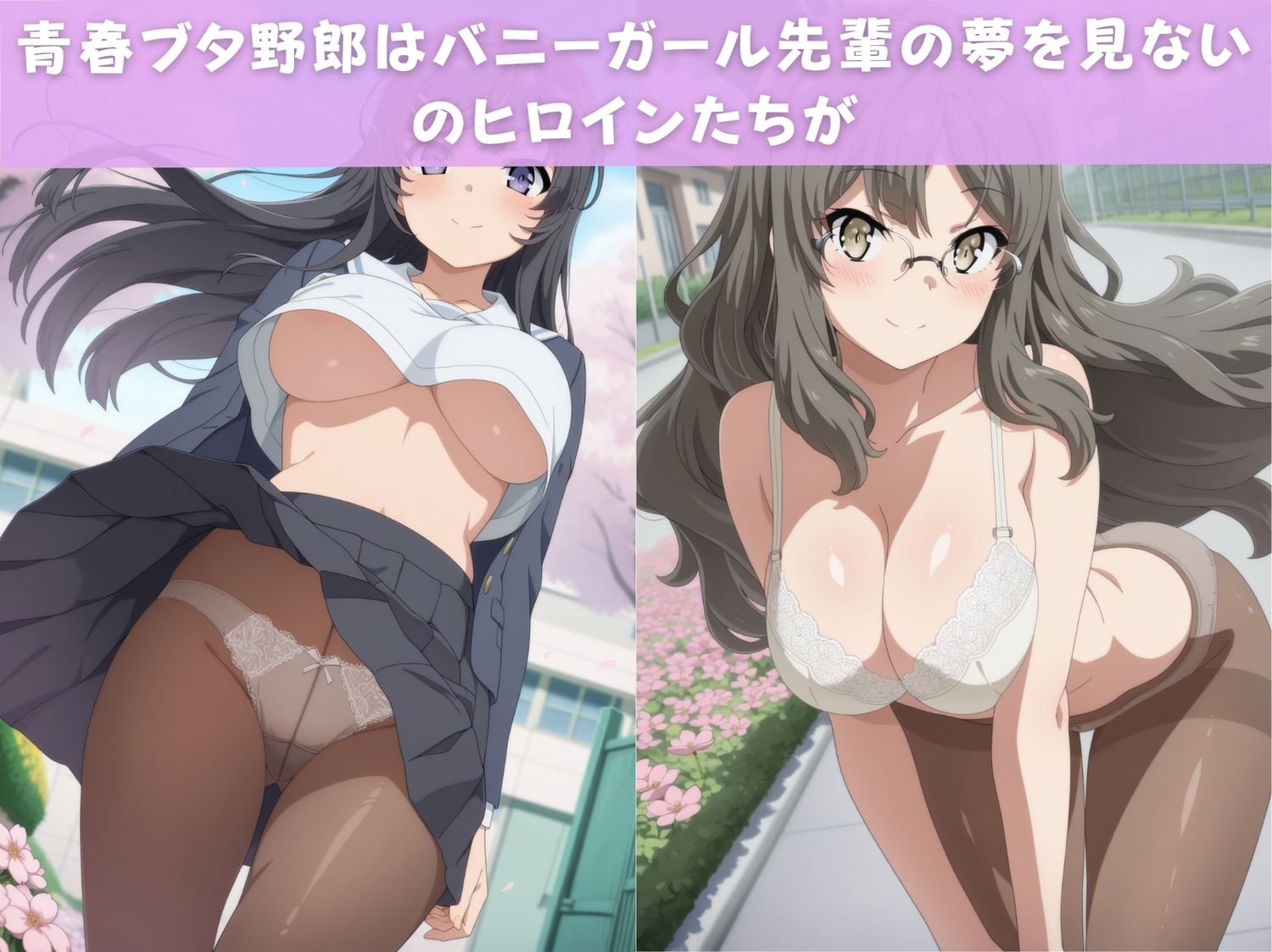 ハーレムおじさんの孕ませ催●アプリ【青春ブタ野●はバニーガール先輩の夢を見ない】