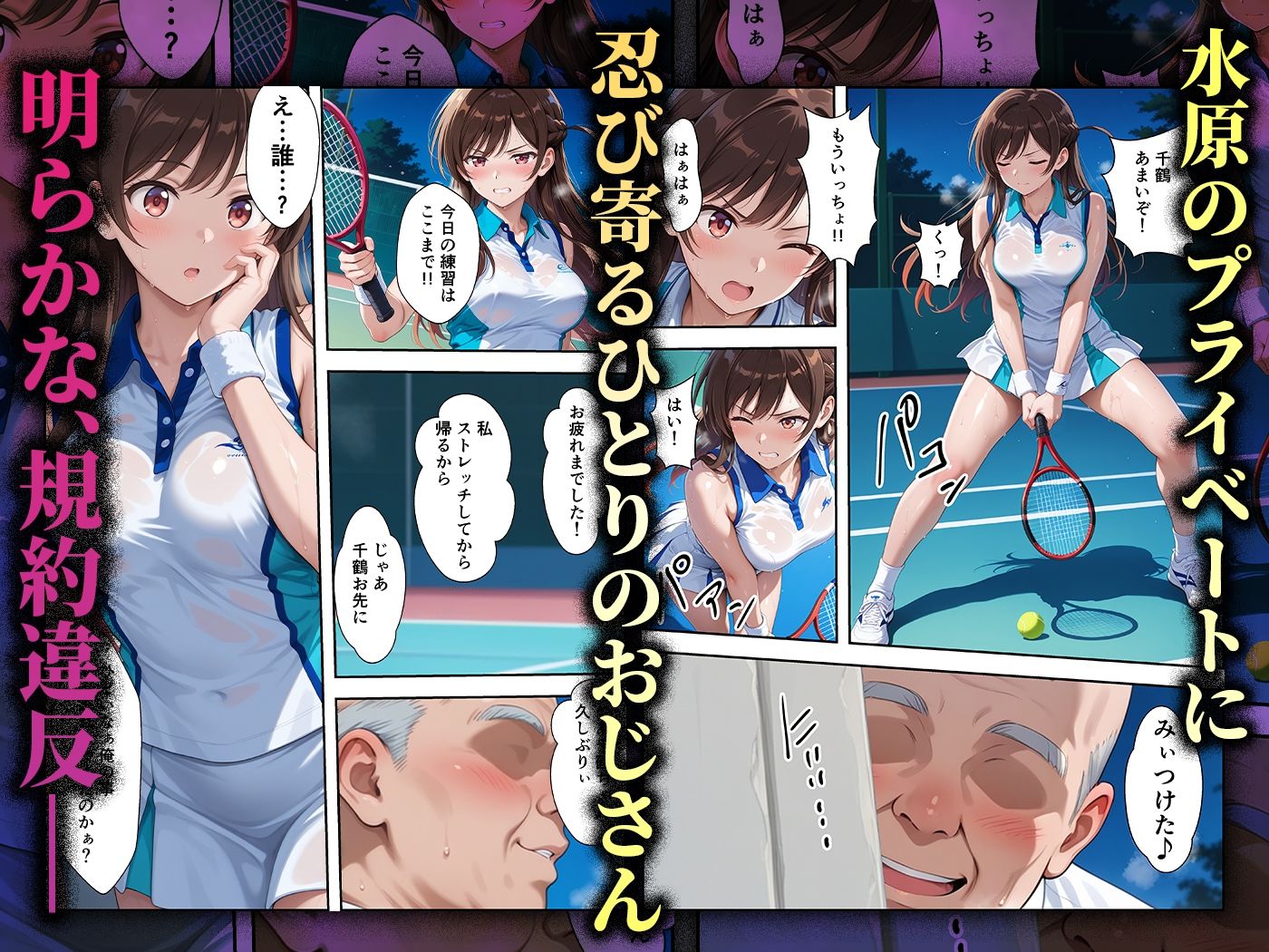 【コミック】心堕浸食_清楚で一途な水〇千鶴がおじさんのち〇ぽに陥落するなんて…