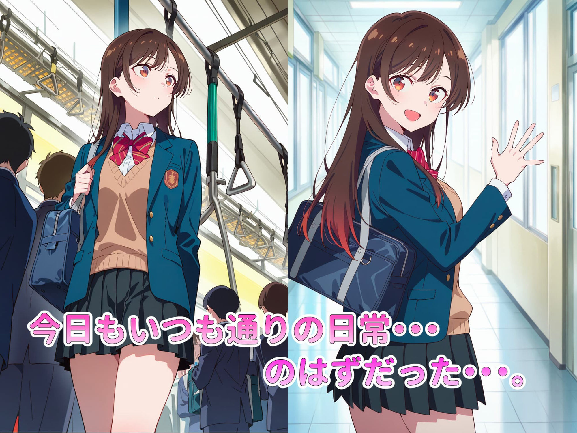 恐怖と快楽の電車内〜痴●で目覚めたワタシのカラダ〜千鶴編