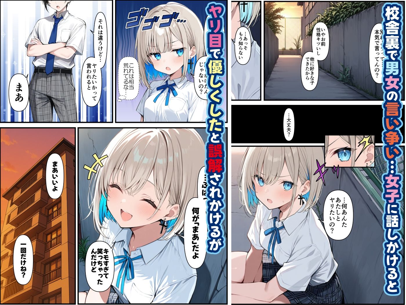 絶倫童貞が傷心ギャルを慰めたら