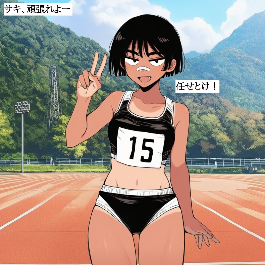 ボーイッシュ陸上女子の性欲処理に付き合わされる話。