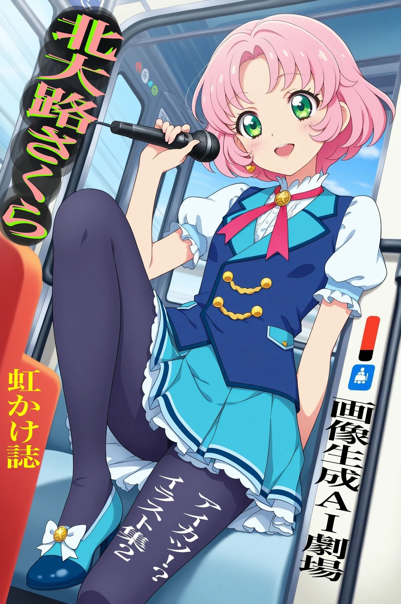 虹かけ誌  アイカツ！？  イラスト集2 北大路さくら  画像生成AI劇場