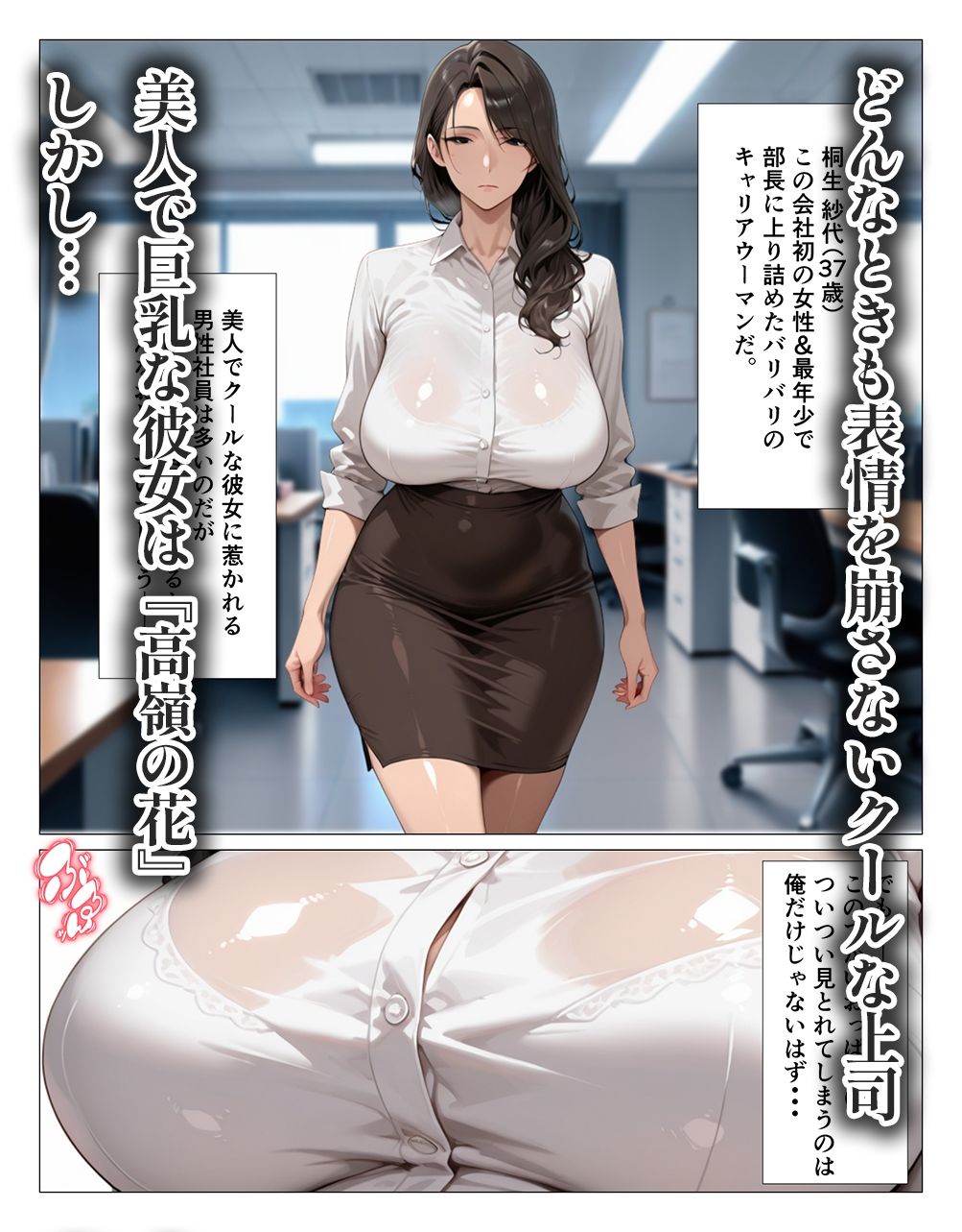クール系巨乳上司のご奉仕残業デトックス