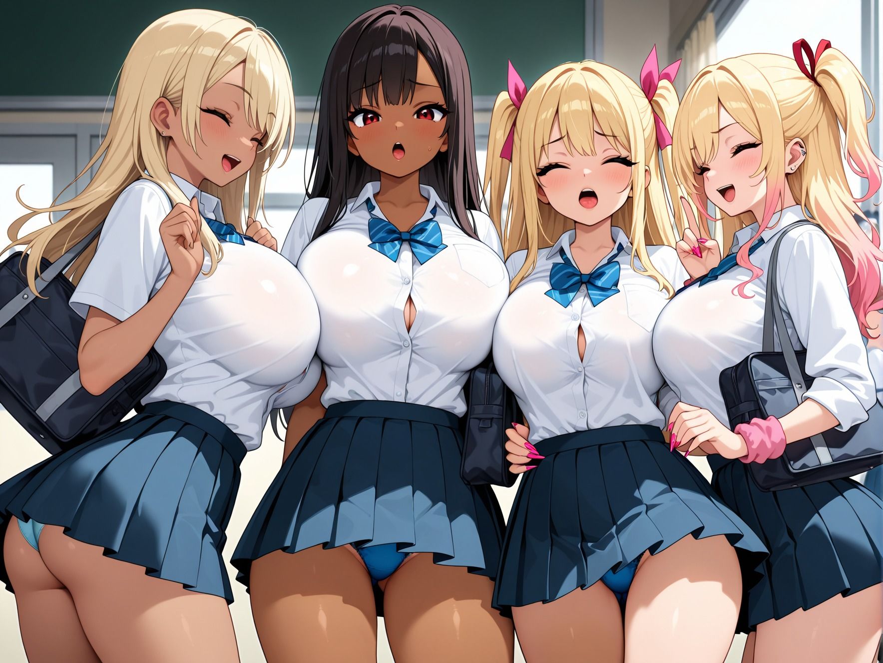 白黒性活  白黒ギャル学園