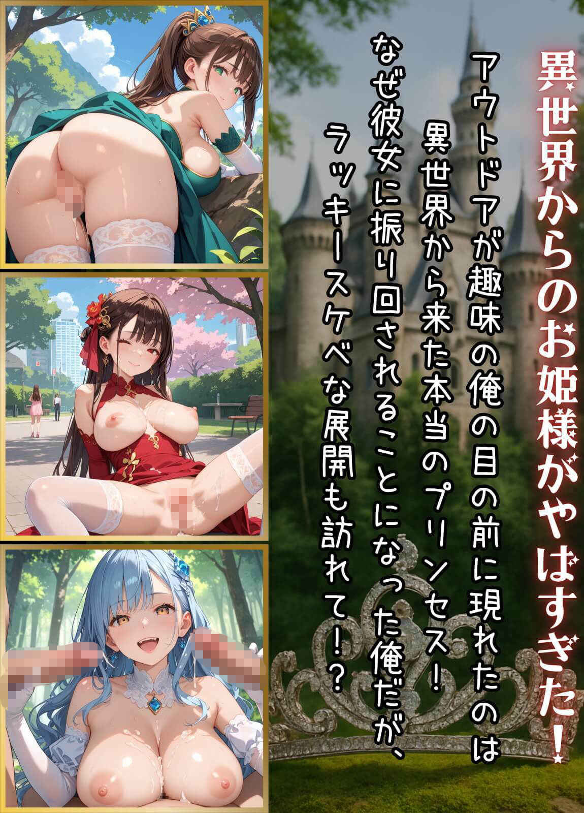 プリンセスと野獣たち！異世界のお姫様をめちゃくちゃにします！8【厳選CG240枚収録】