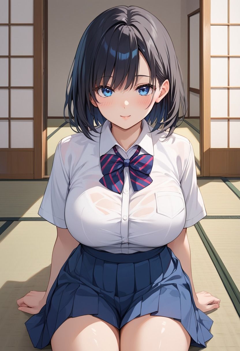 旅館にお泊り種付けセックス  巨乳女子校生に懇願されて大量中出し