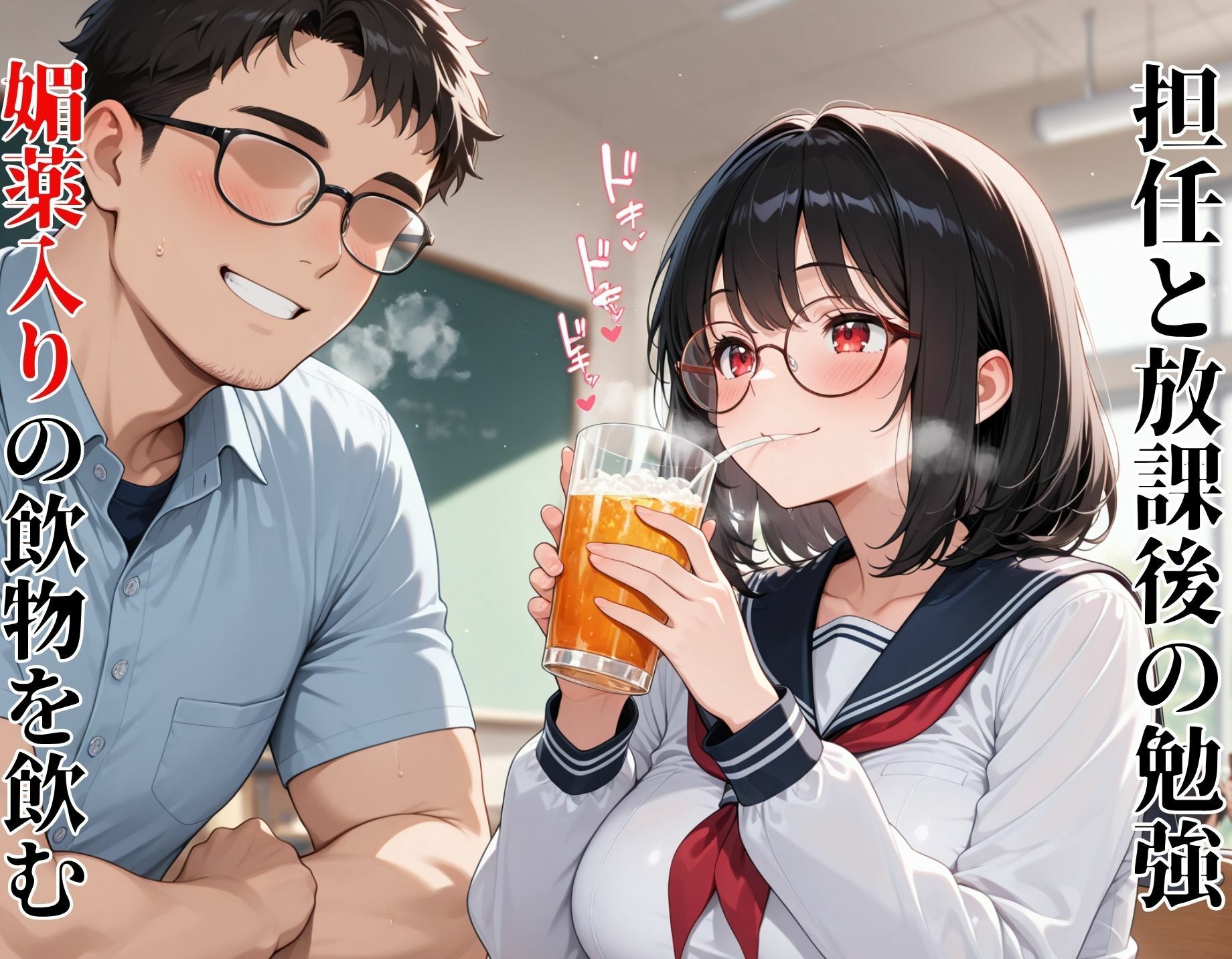 性乱学園  〜真面目っ子の眼鏡女子校生を媚薬漬けして種付けセックス〜