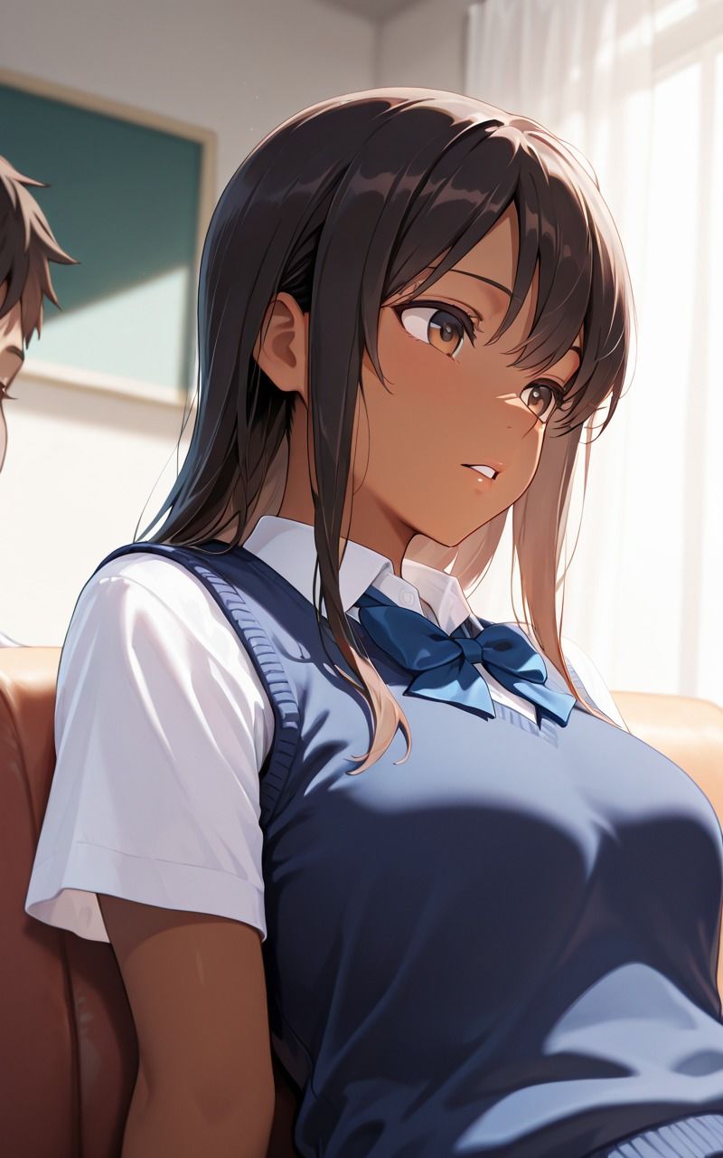 褐色女子校生と催●H