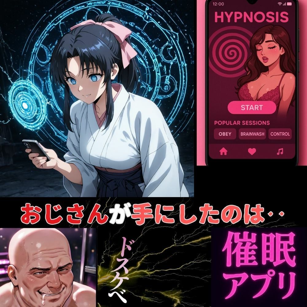 おじさんの秘密稽古、催●アプリが仕掛けた甘い誘惑‥神谷薫の強気が砕け散る瞬間！