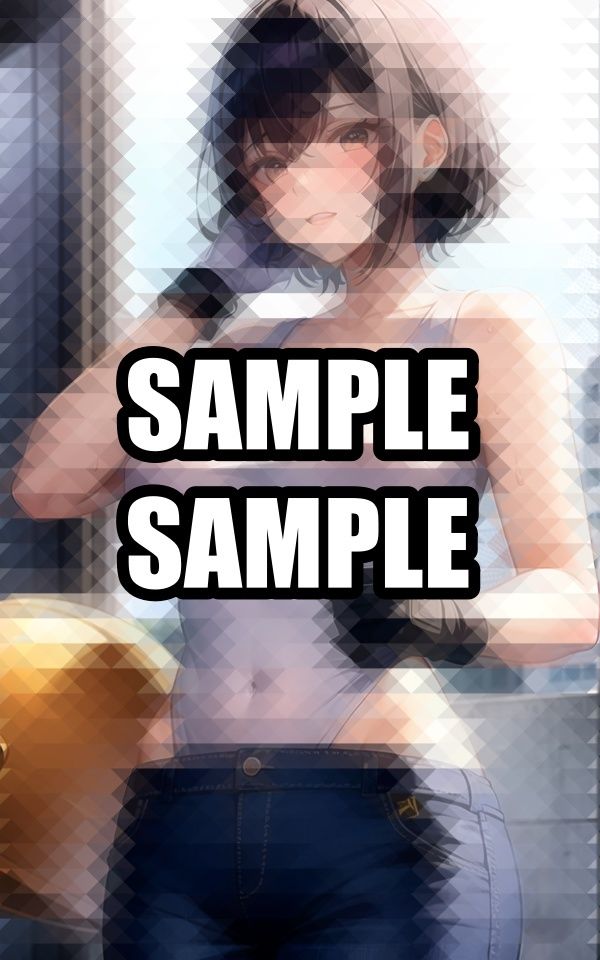 汗かき働く現場美女イラスト集