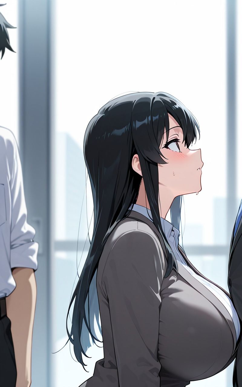 清楚な巨乳女上司に媚薬飲ませて発情SEX