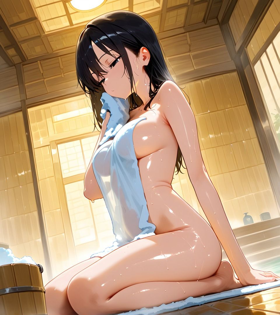 混浴温泉にタオル一枚の女子、何も起きないはずもなく