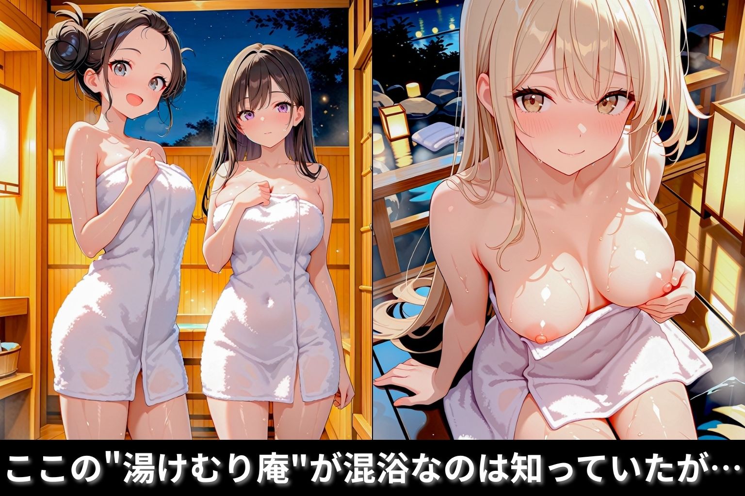 湯けむりハーレム温泉旅館〜美BODY発情女子達とヤリ放題の巻〜