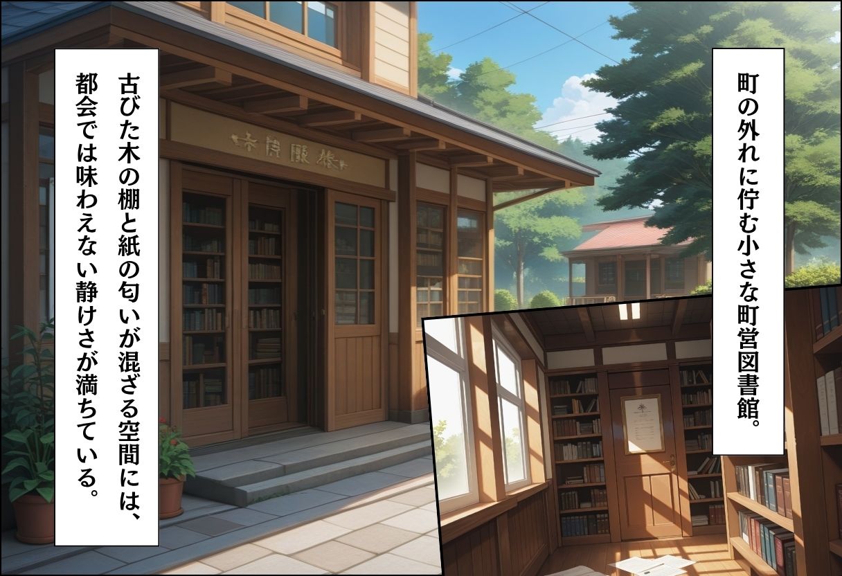 引っ越してきた田舎町がムチムチ熟女だらけだった話〜閉館後の図書館密会編〜